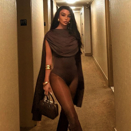 Dwayne Bodysuit - Brown