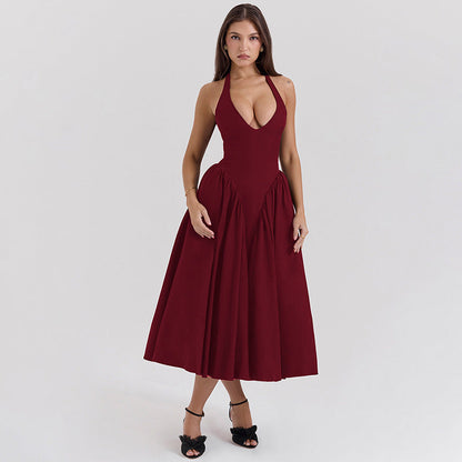 Rustic Romance Dress - Maroon