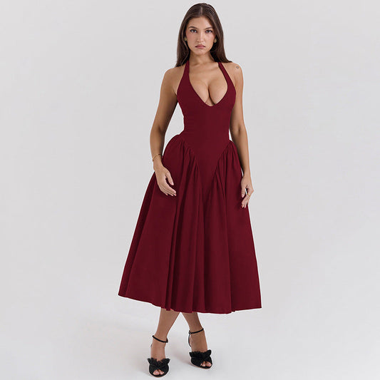 Rustic Romance Dress - Maroon