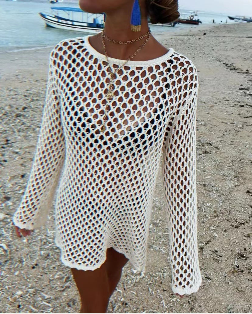 Brunei Cover Up Dress - White