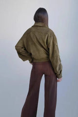 Brown Relaxed Fit Vintage Jacket