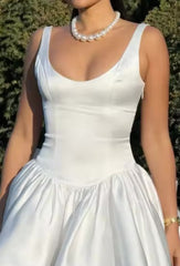 Bow Spaghetti Strap Party Cocktail Dress