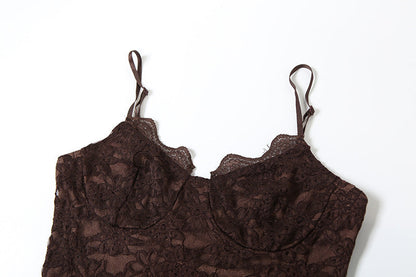 Harris Maxi Dress - Brown