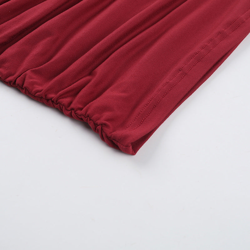 Rave Mini Bodycon-Red