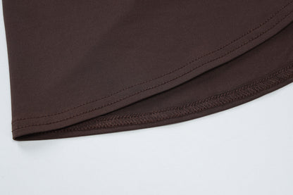 Gema Mini Dress - Brown