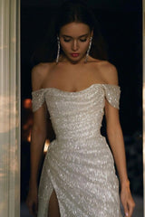 Off Shoulder Gown Formal Dress