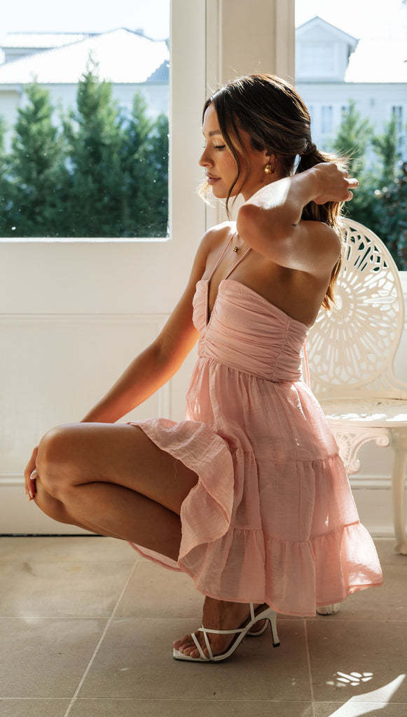 Chelsey Mini Dress -Pink