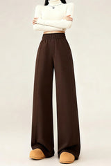 High Waist Narrow Leg Knit Pants