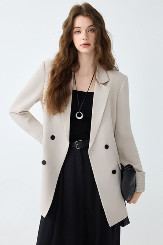 Elegant Mid-Length Office Blazer