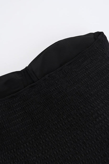 Strapless Ruched A-Line Party Dress