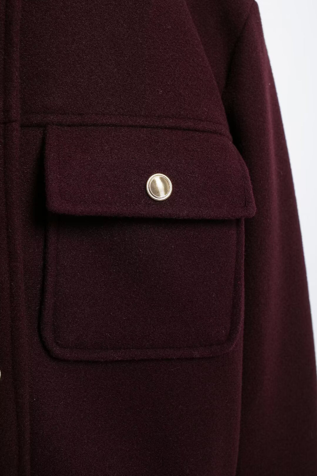 Cropped Retro Buttoned Jacket