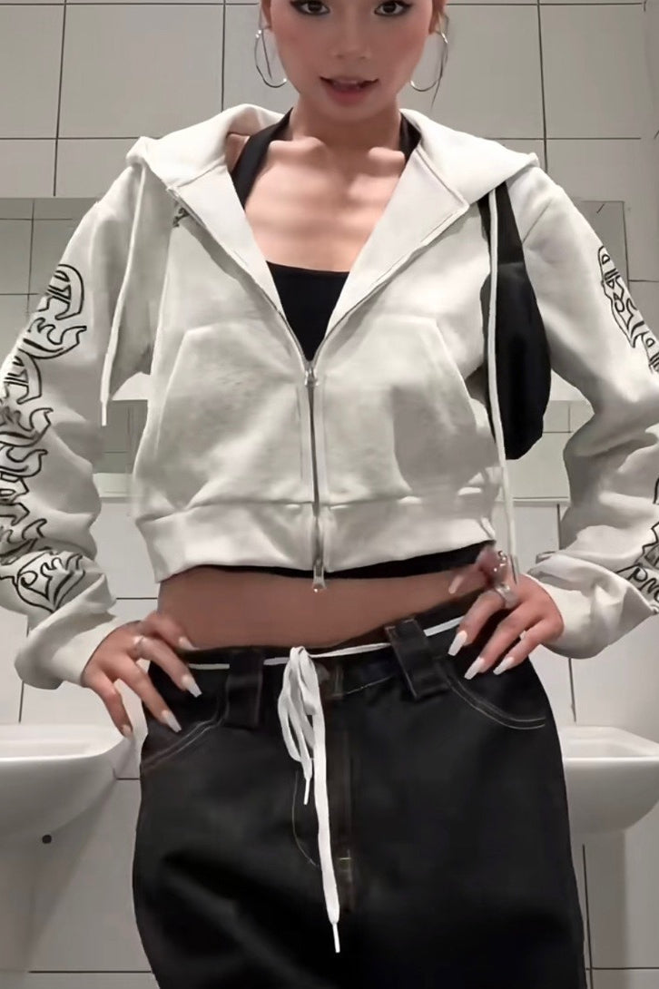 Punk Gothic Long Sleeve Hoodie