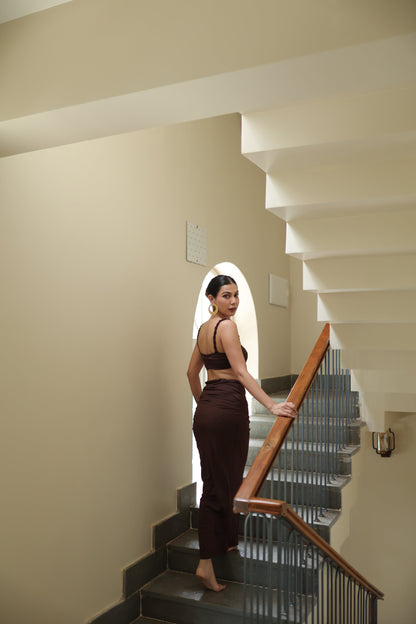 Makoko Co-Ord set - Brown