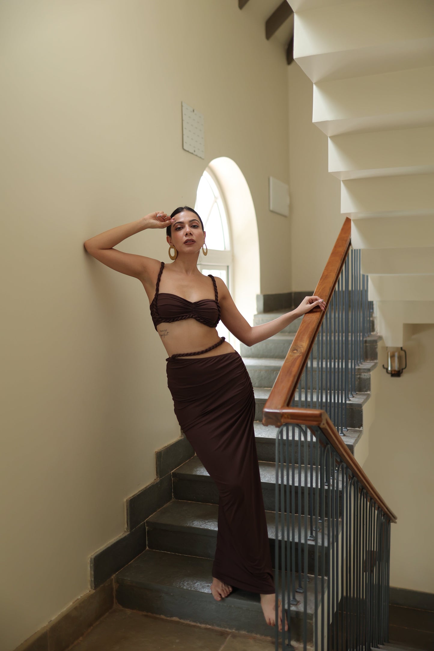 Makoko Co-Ord set - Brown