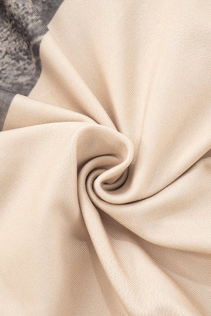 Cross Print Asymmetrical T-Shirt