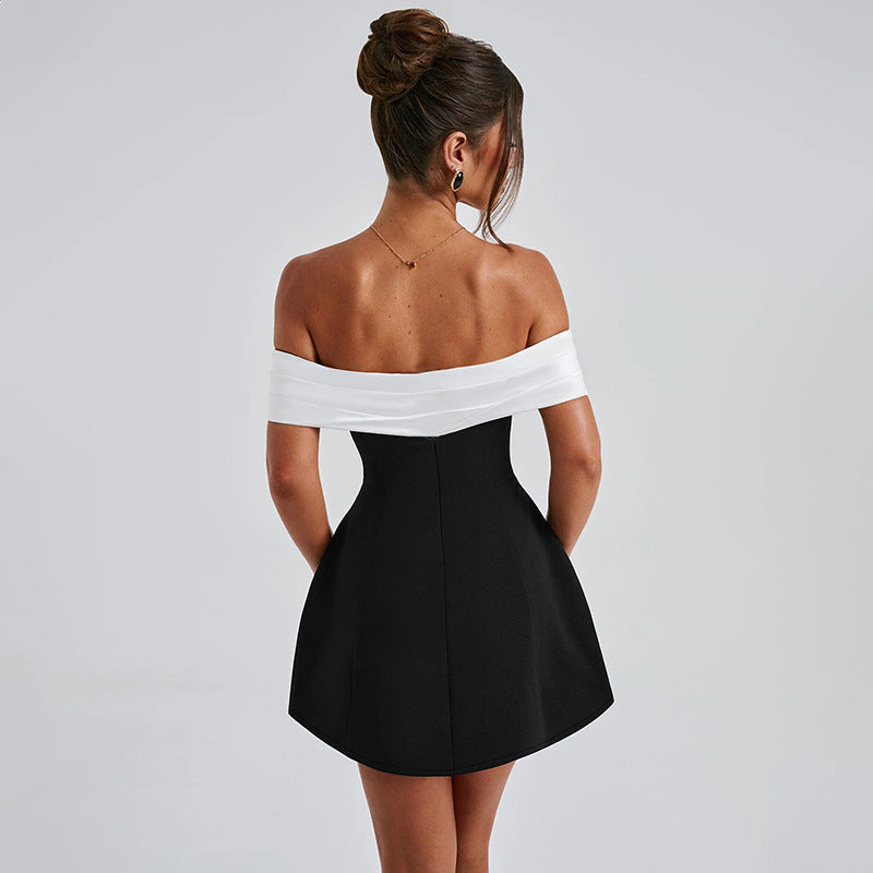 Dublin 2.0 Off-Shoulder Mini dress - Black