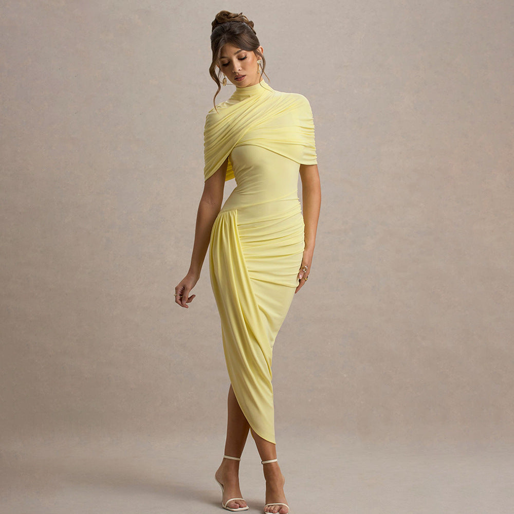 Deardorff Midi Dress - Yellow