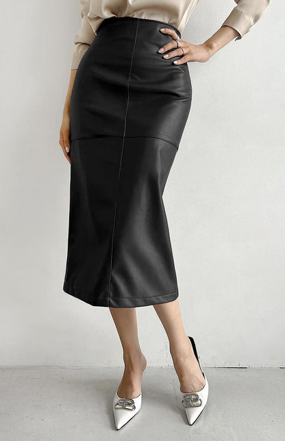 Earl Midi Skirt - Black