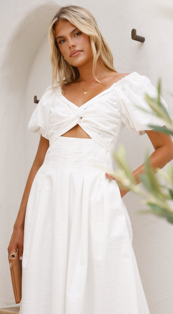 Algar Dress - White