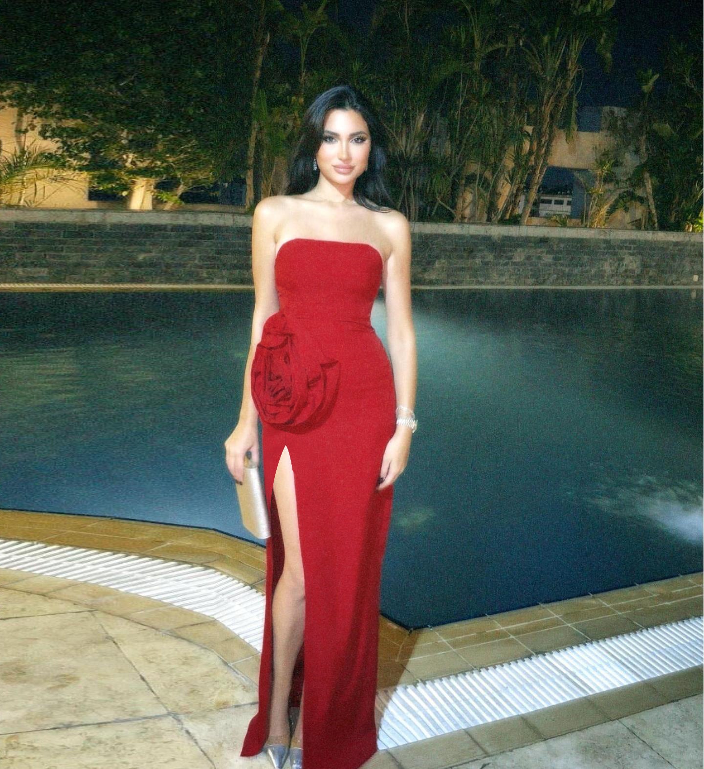 Fleming Maxi Dress - Red