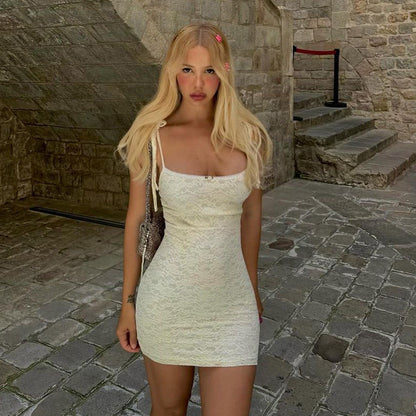 Renys Mini Dress - Apricot