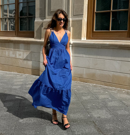 Buckley Maxi Dress - Blue