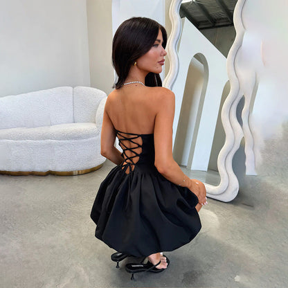 Cerdan Mini Dress - Black