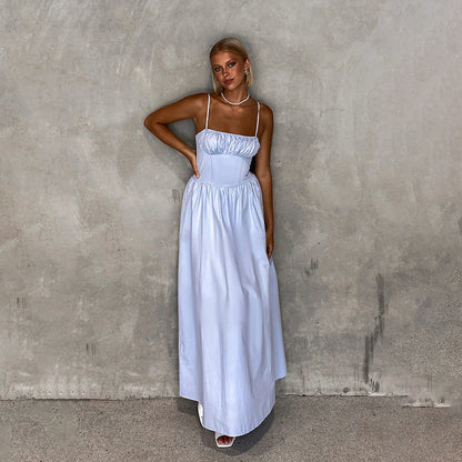 Alina Maxi Dress - Light Blue