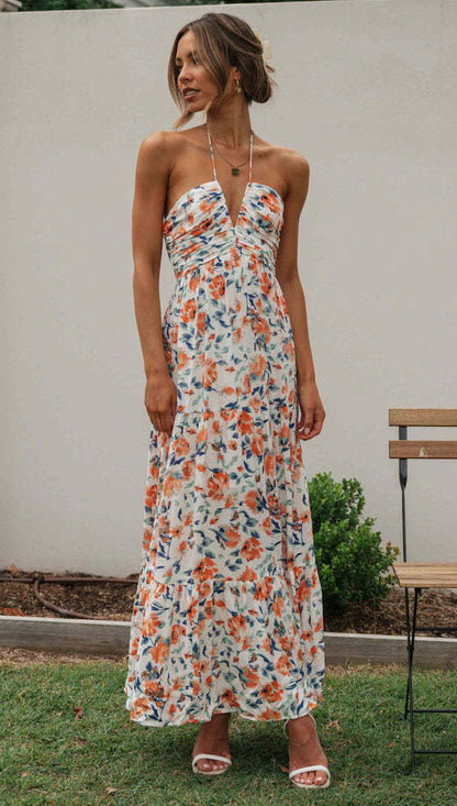 River Maxi Dress - Orange