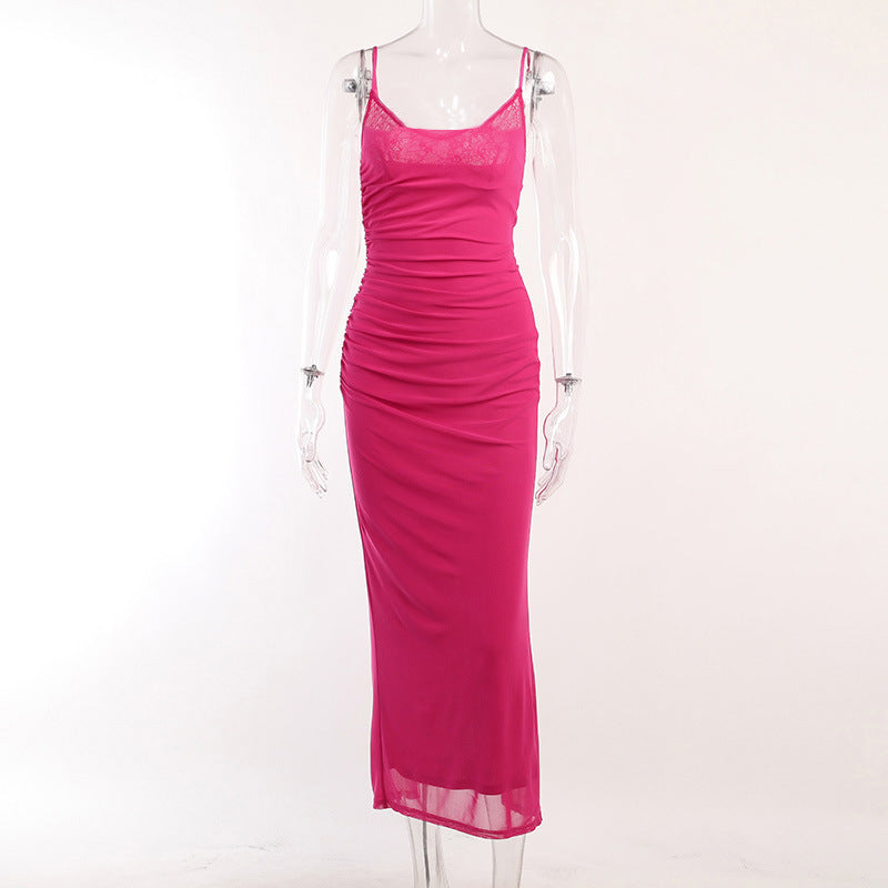 Jasmine Dress - Rose Red