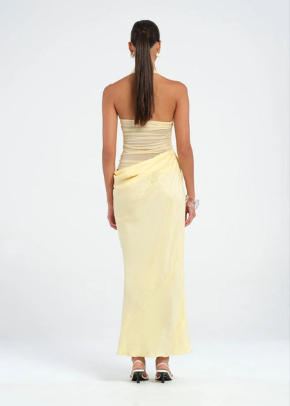 Rubeus Maxi Dress - Yellow
