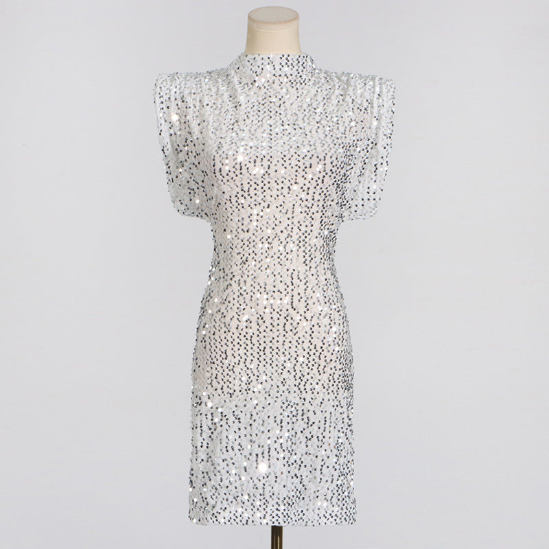 Party On Mini Dress - Silver