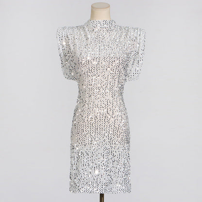 Party On Mini Dress - Silver