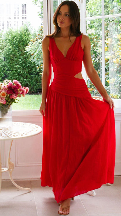 Cherry Dream Dress - Red