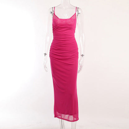 Jasmine Dress - Rose Red