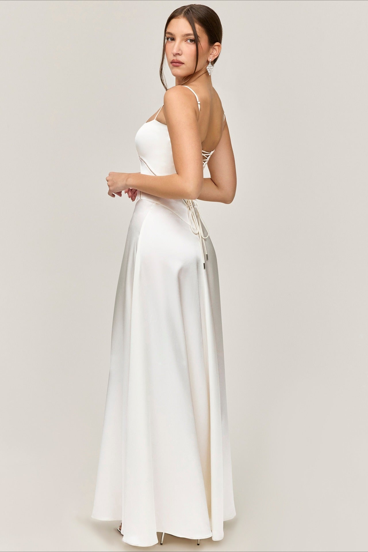 Elegant Cami Backless Maxi Party Dress