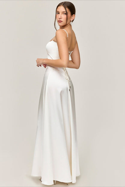 Elegant Cami Backless Maxi Party Dress