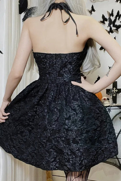 Halloween Gothic Spaghetti Strap Dress