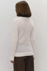Mohair Round Neck Knit Top