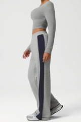 Color Block Yoga Knit Pants