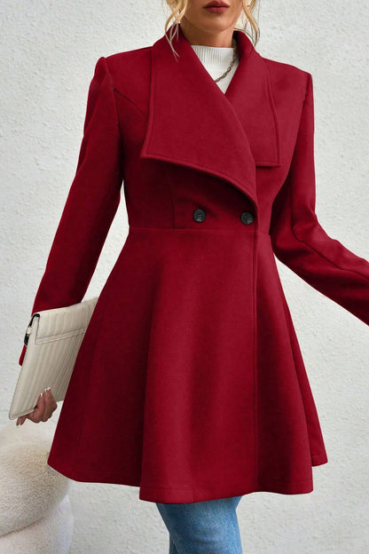Belted Wool Long Coat coats