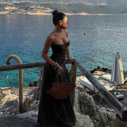 Cruz Maxi Dress-Black