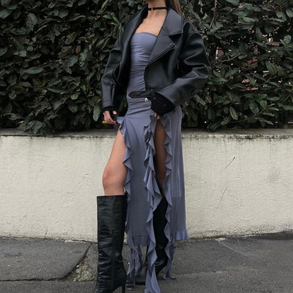 Aliza Mini Dress - Grey