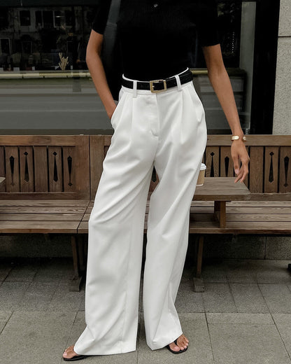 Old Money Pants - White