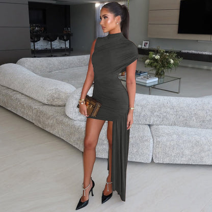 Gema Mini Dress - Grey