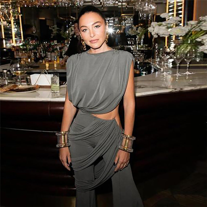 Duo Chic Co-ord Set - Grey