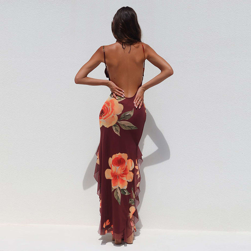 Russo Maxi Dress - Brown