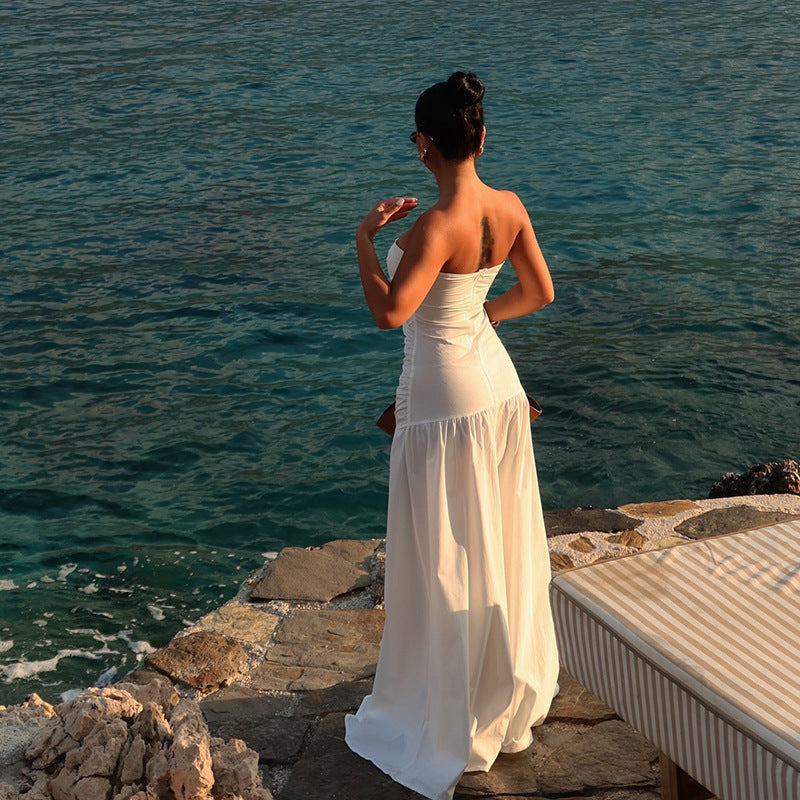 Cruz Maxi Dress-White