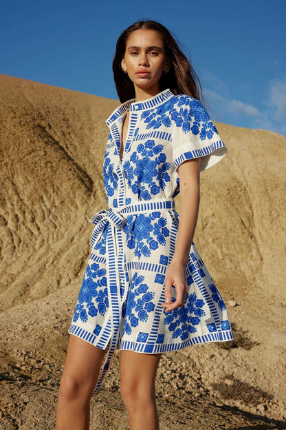 Ripley Mini Dress - Blue