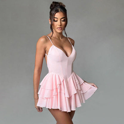 Sunny Side Mini Dress - Pink